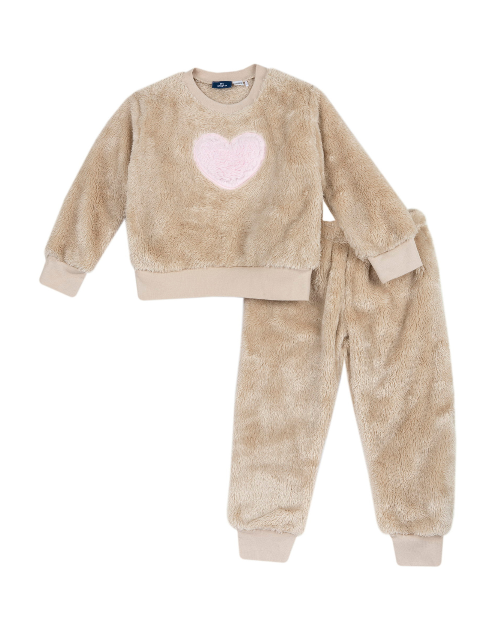 Pijama de Pelo com Coração