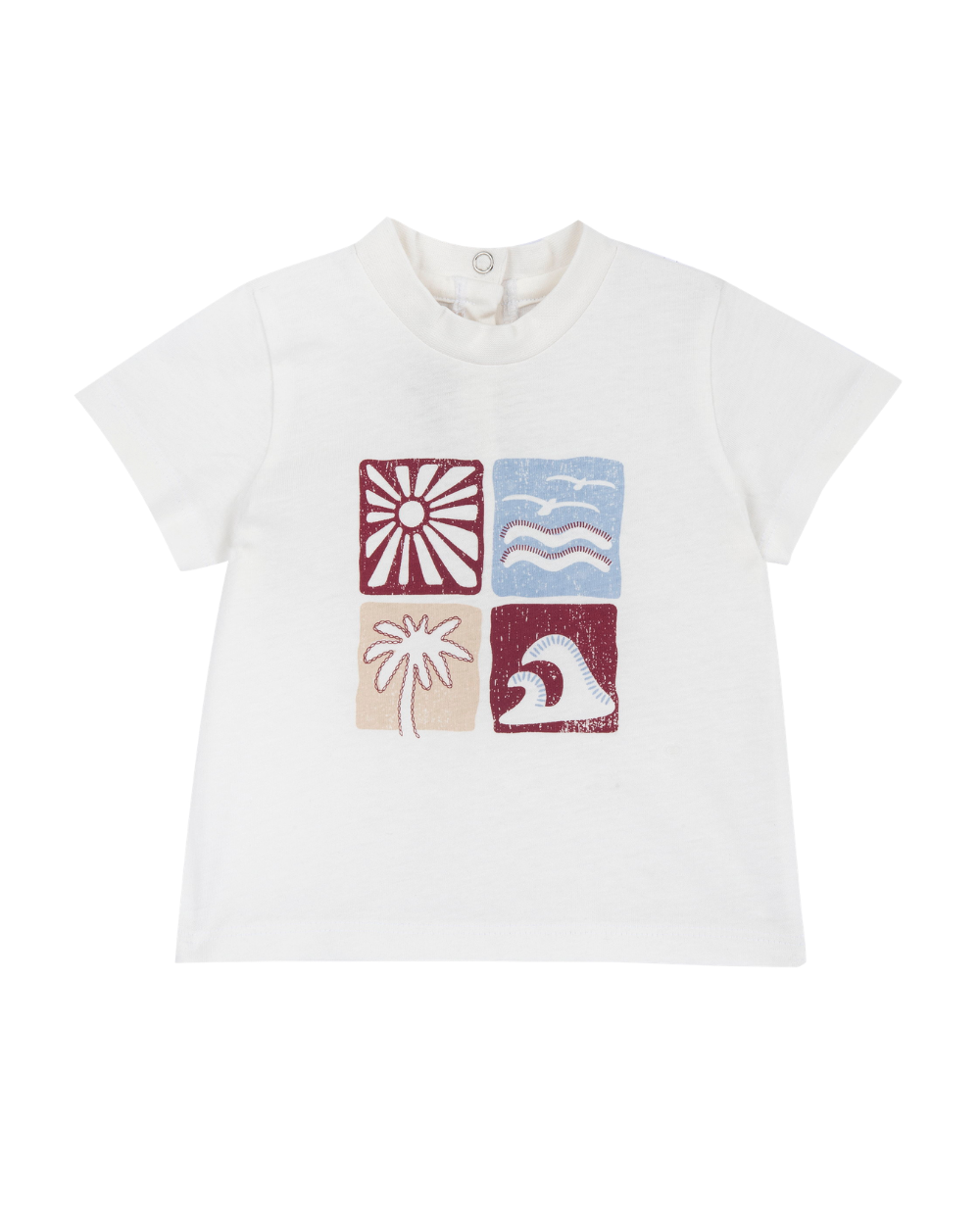 T-shirt Manga Curta Praia