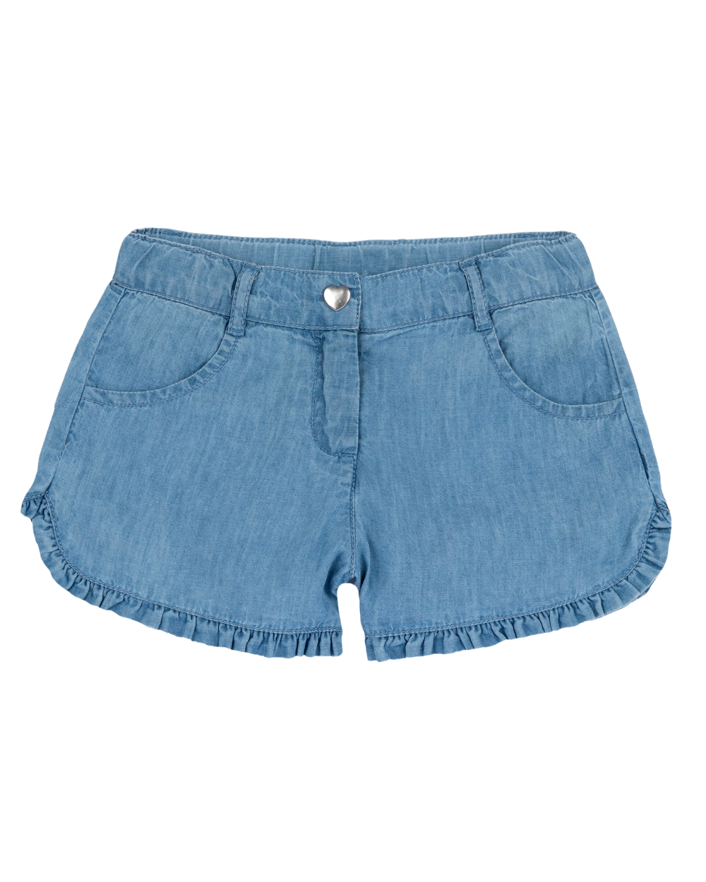 Calções de Ganga Chambray