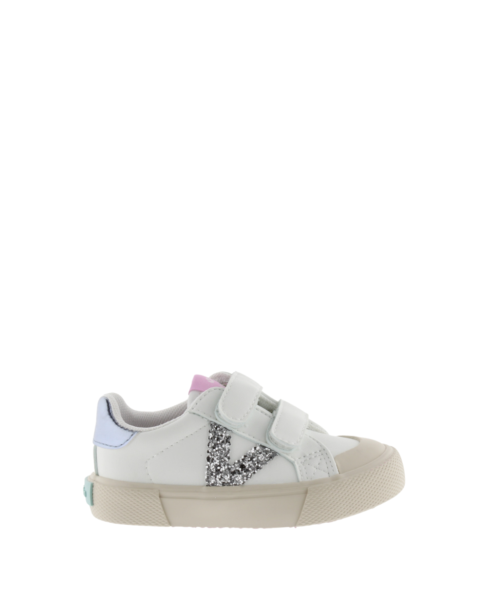 TRIBU Glitter Leather Effect Pumps