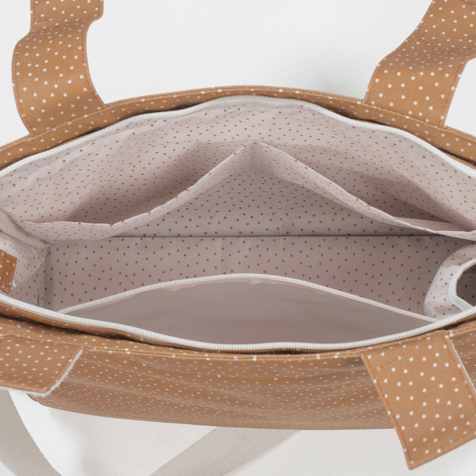 Sac à pois à la cannelle et au pavot
