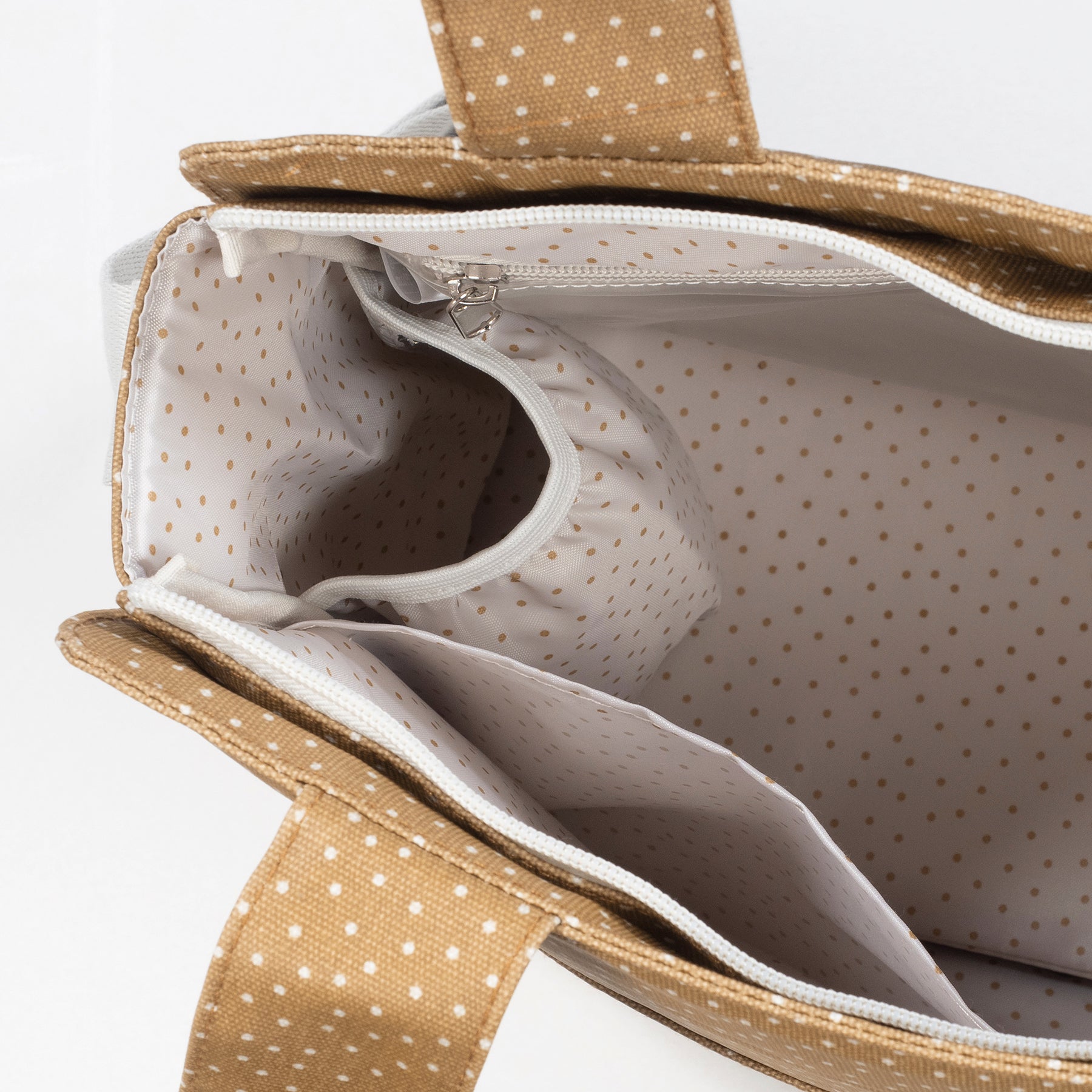 Sac à pois à la cannelle et au pavot