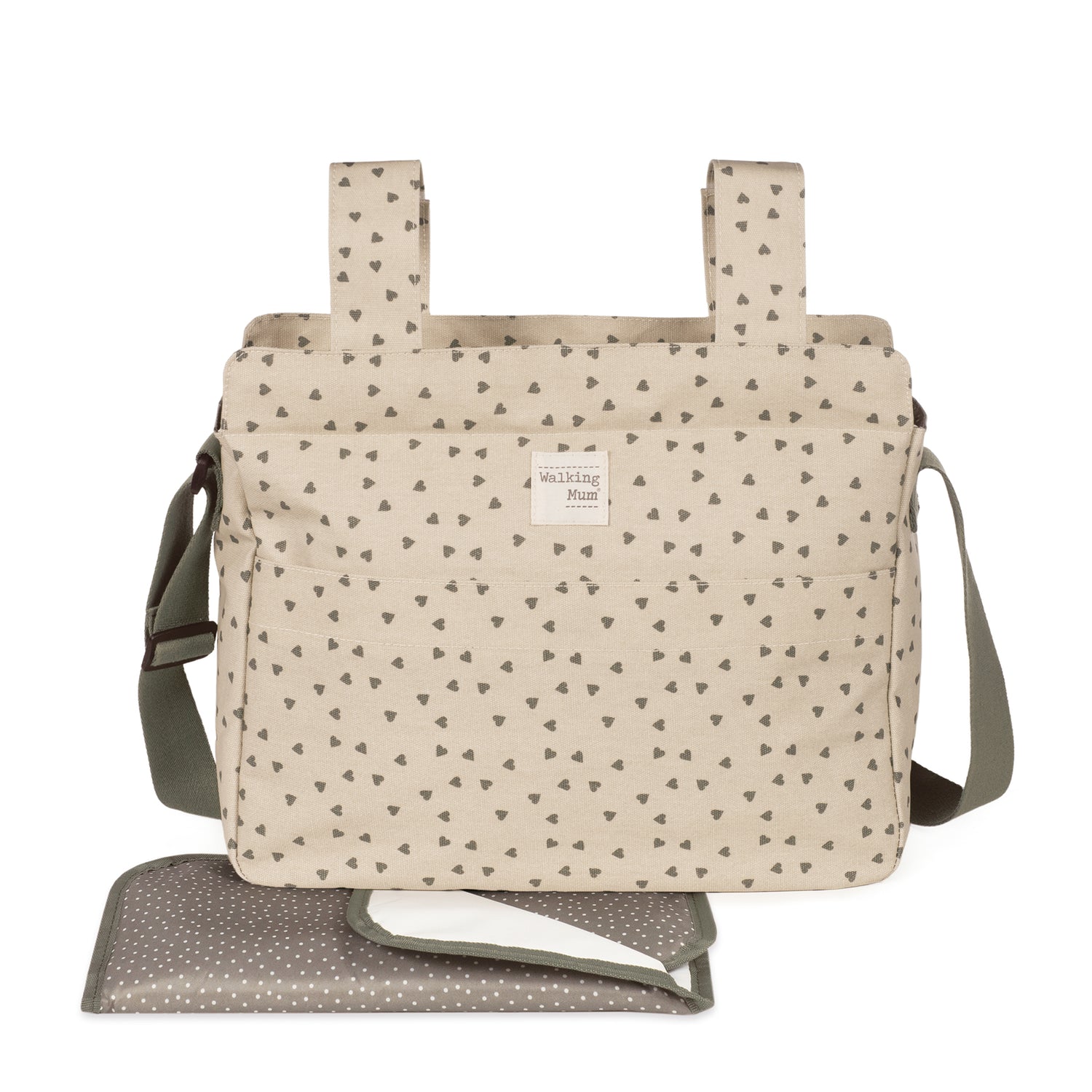 Sac en mousse de pavot et de cœurs