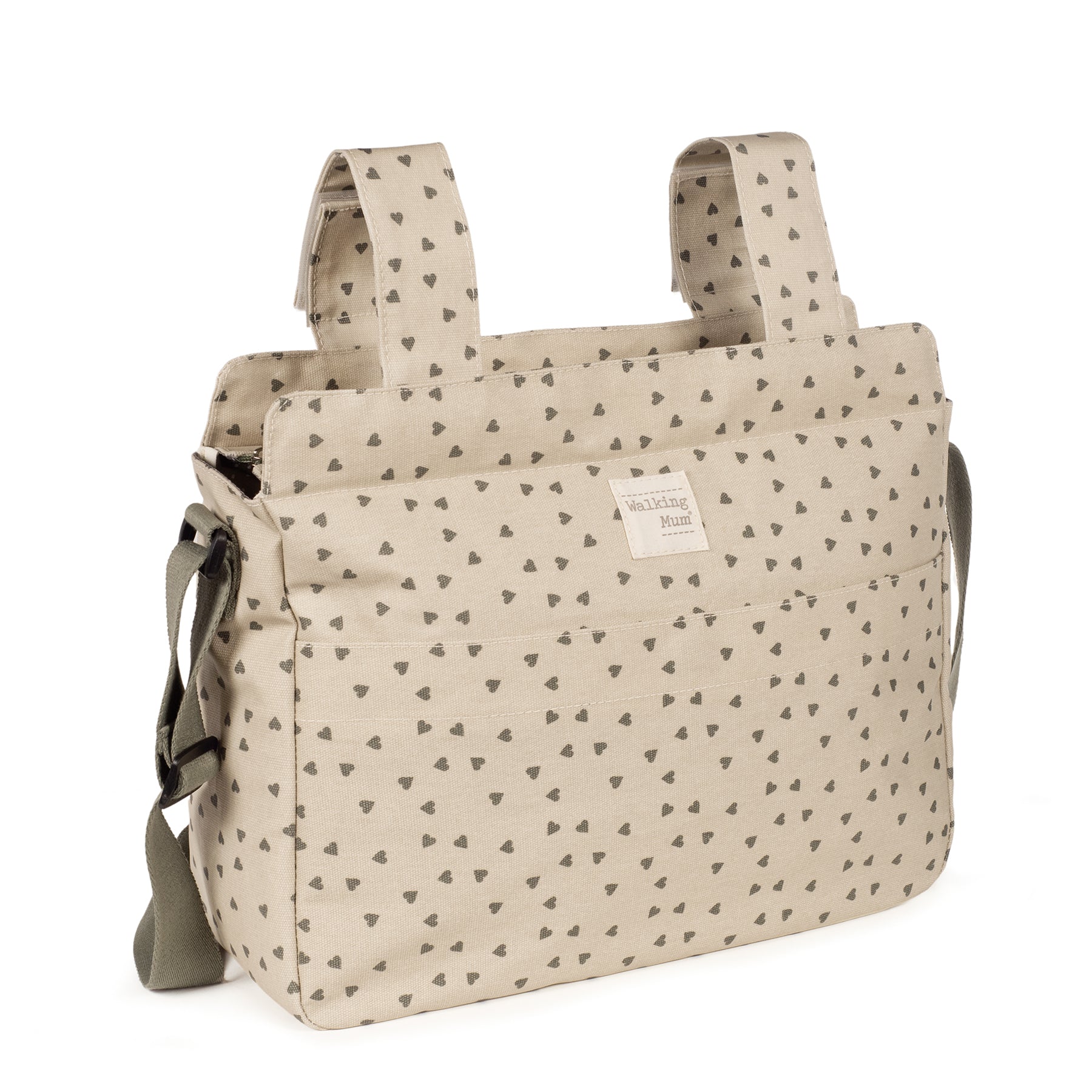 Sac en mousse de pavot et de cœurs