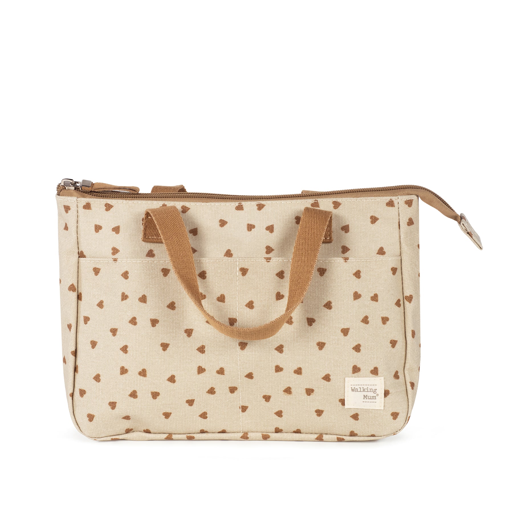 Hearts Poppy Cinnamon Toiletry Bag
