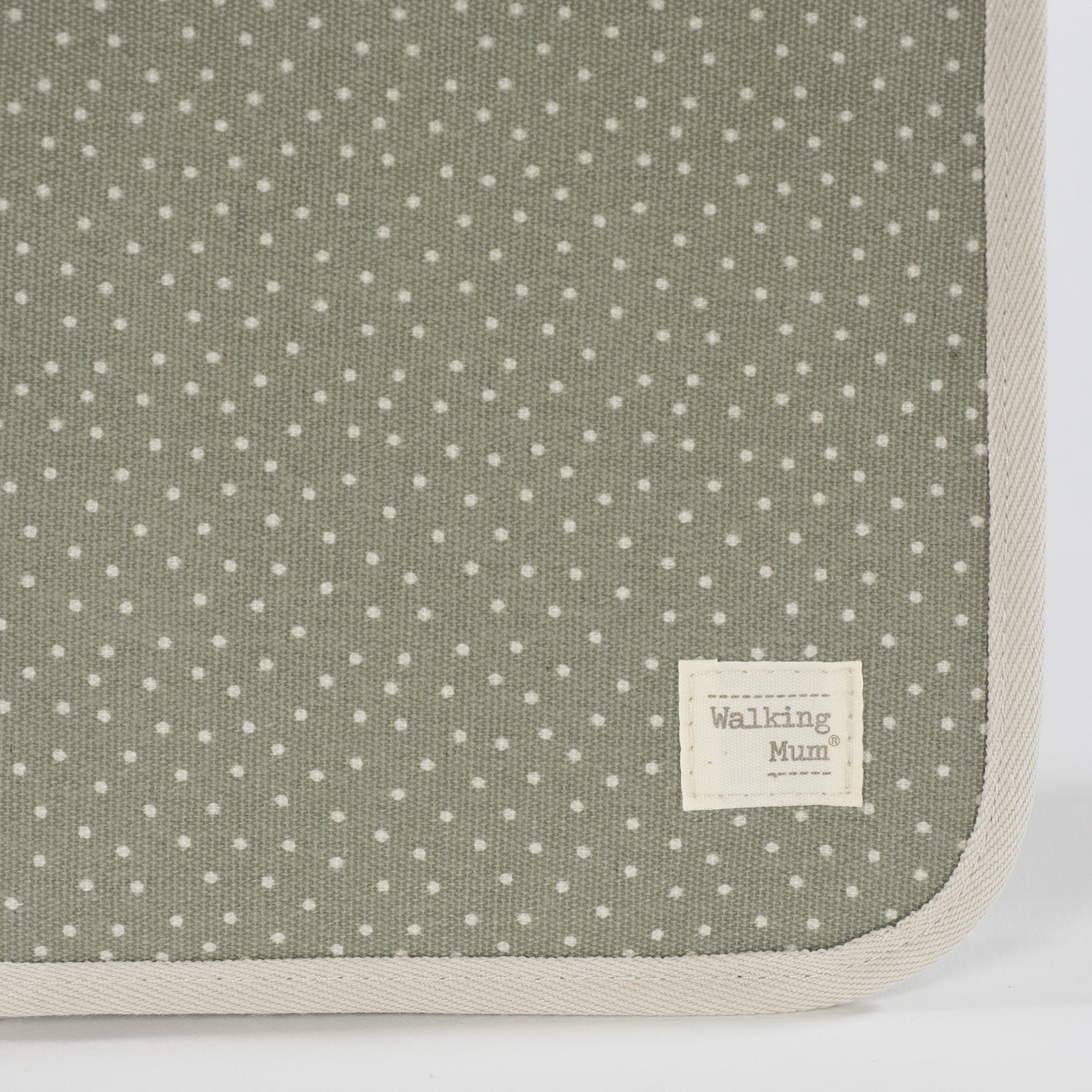 Polka Dot Poppy Moss Document Holder