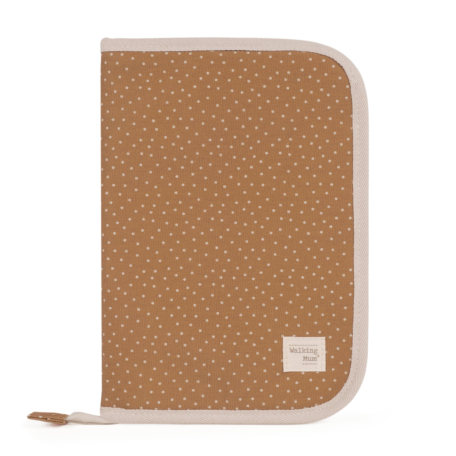 Polka Dot Poppy Cinnamon Document Holder