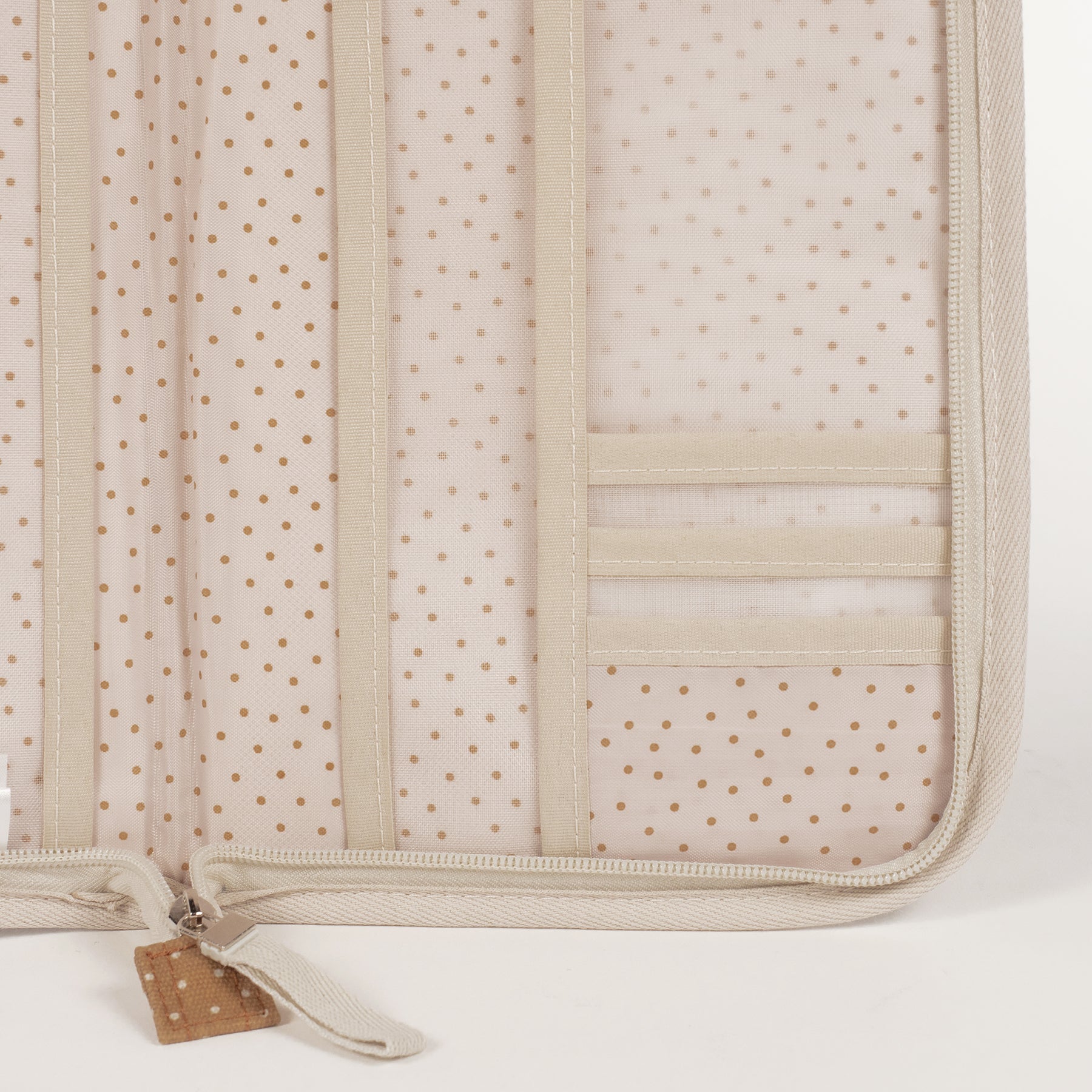 Polka Dot Poppy Cinnamon Document Holder