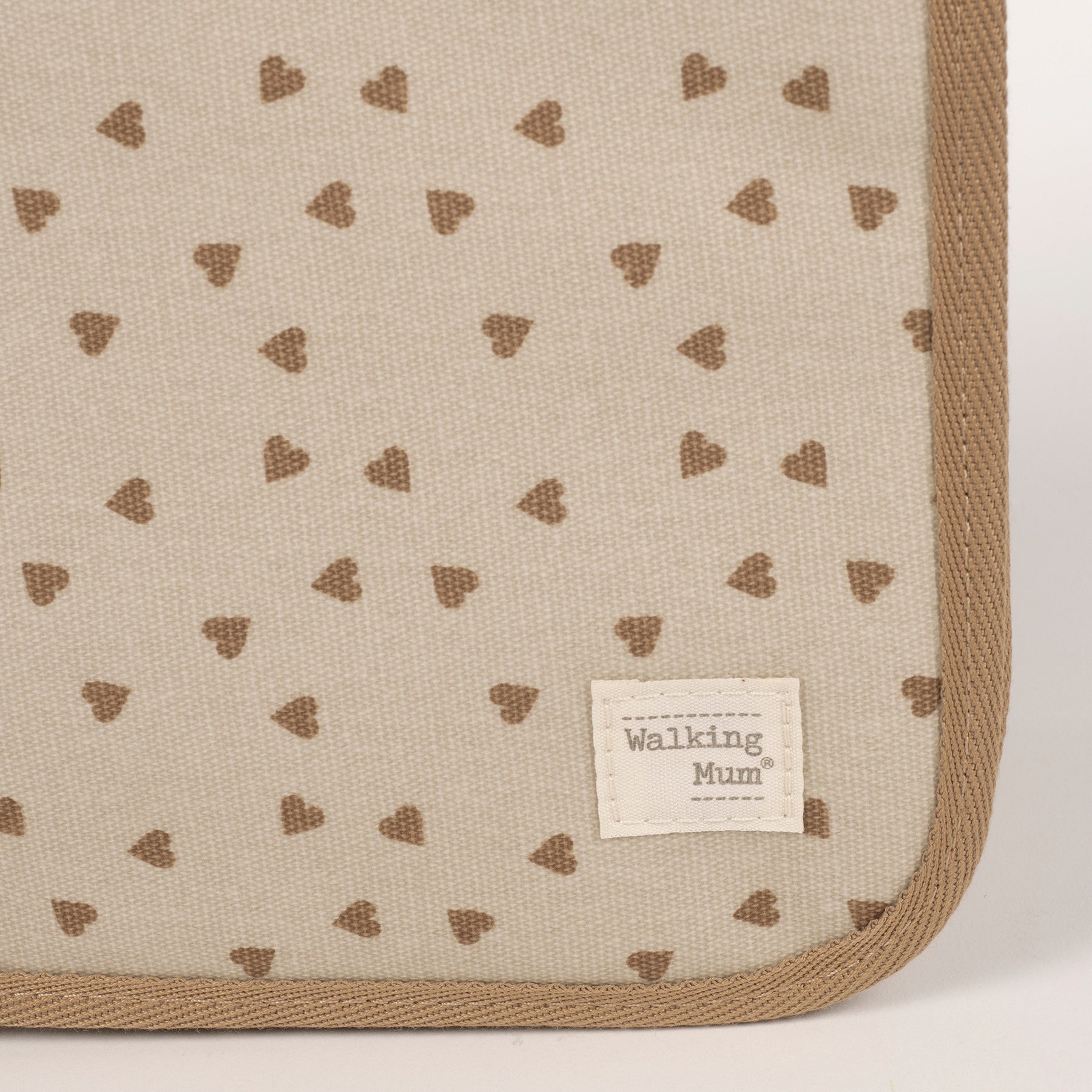 Hearts Poppy Cinnamon Document Holder