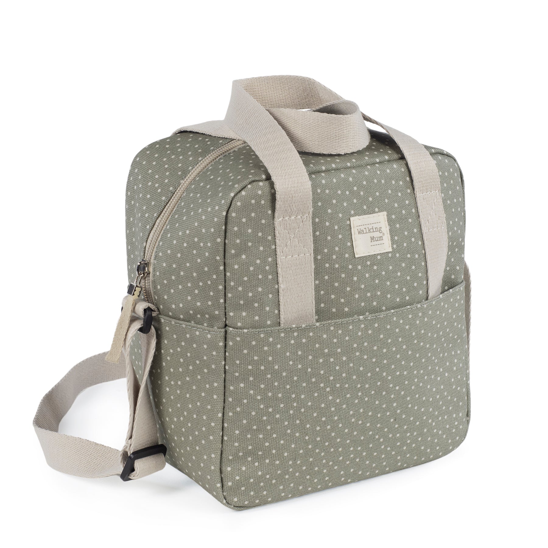 Lancheira Dot Poppy Moss