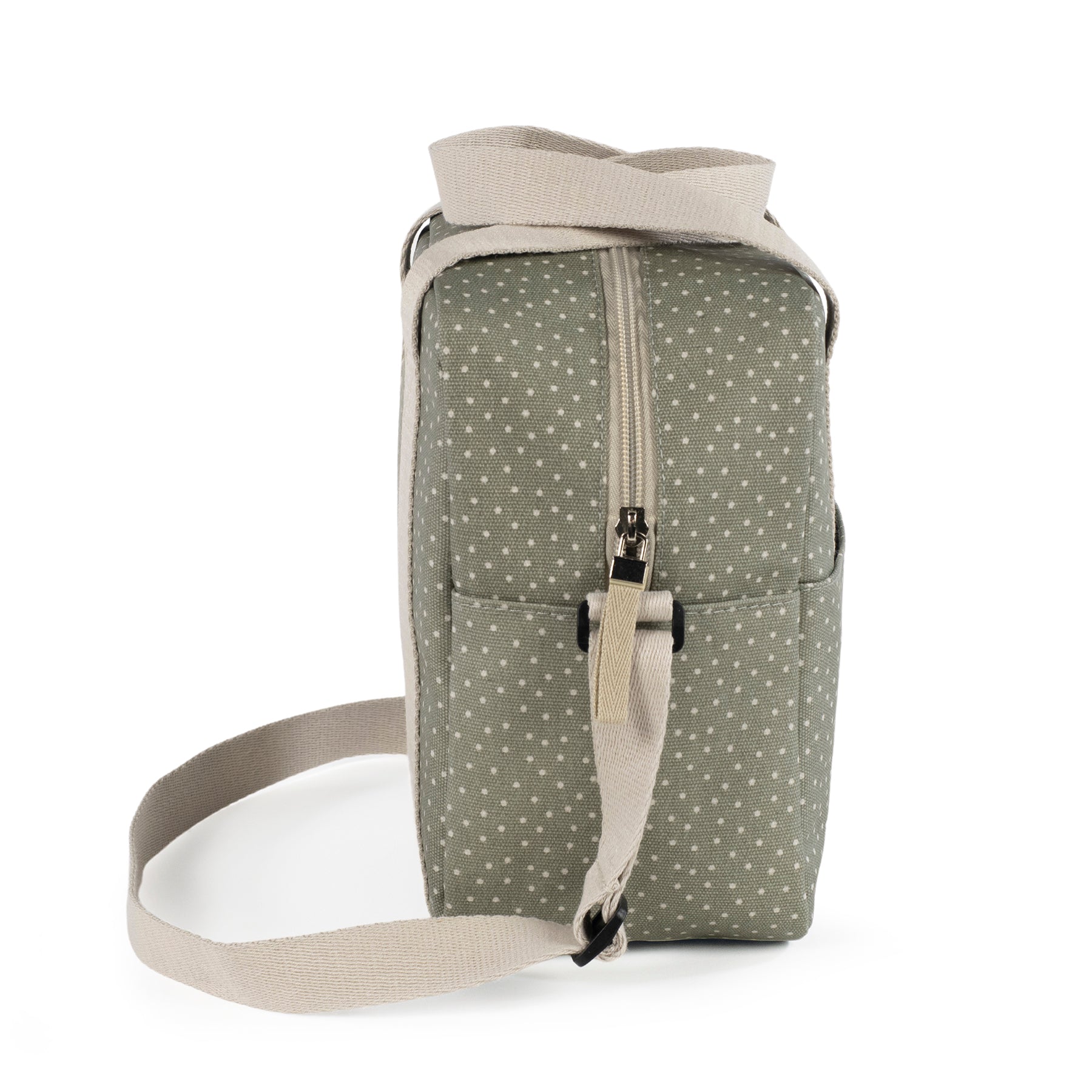 Lancheira Dot Poppy Moss