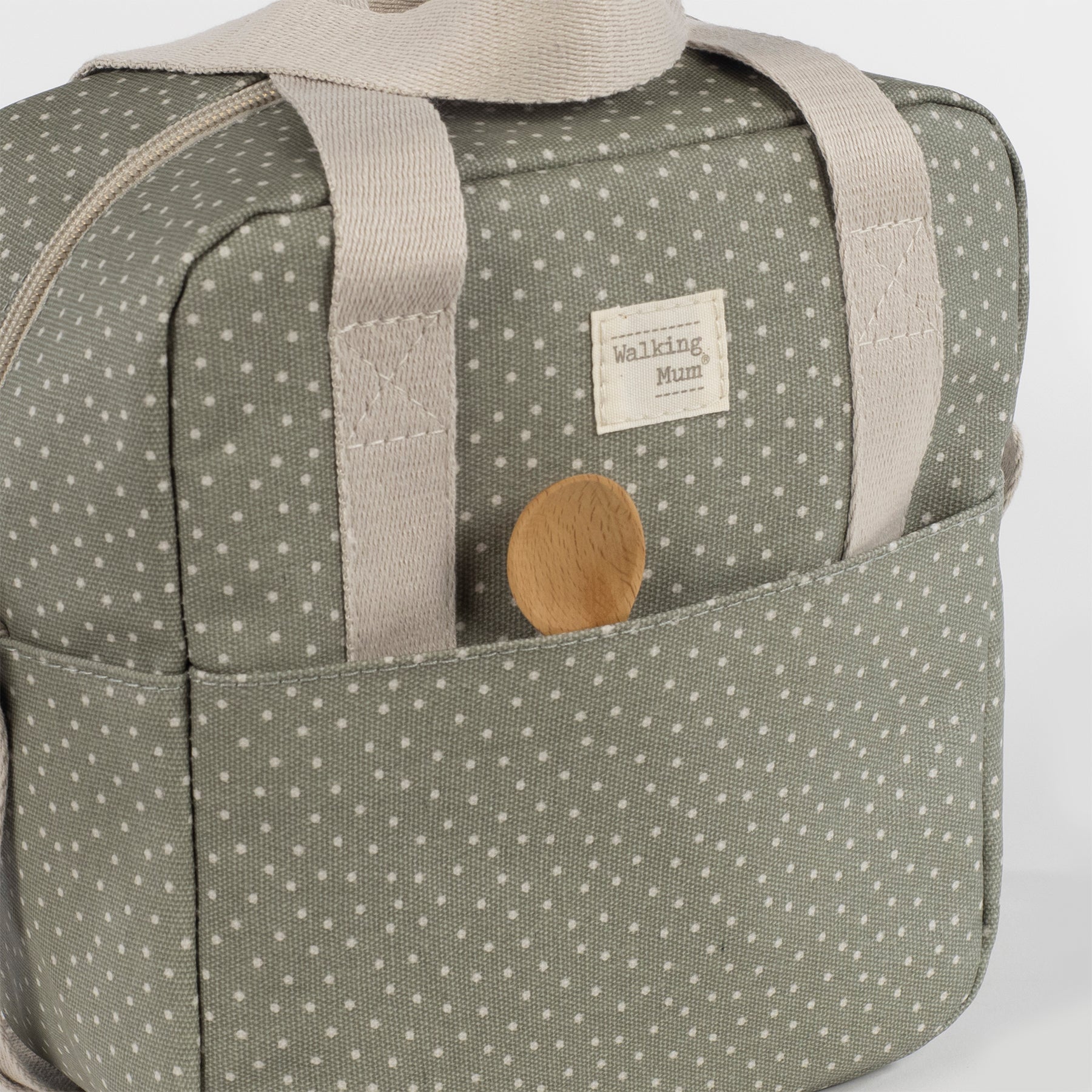 Lancheira Dot Poppy Moss
