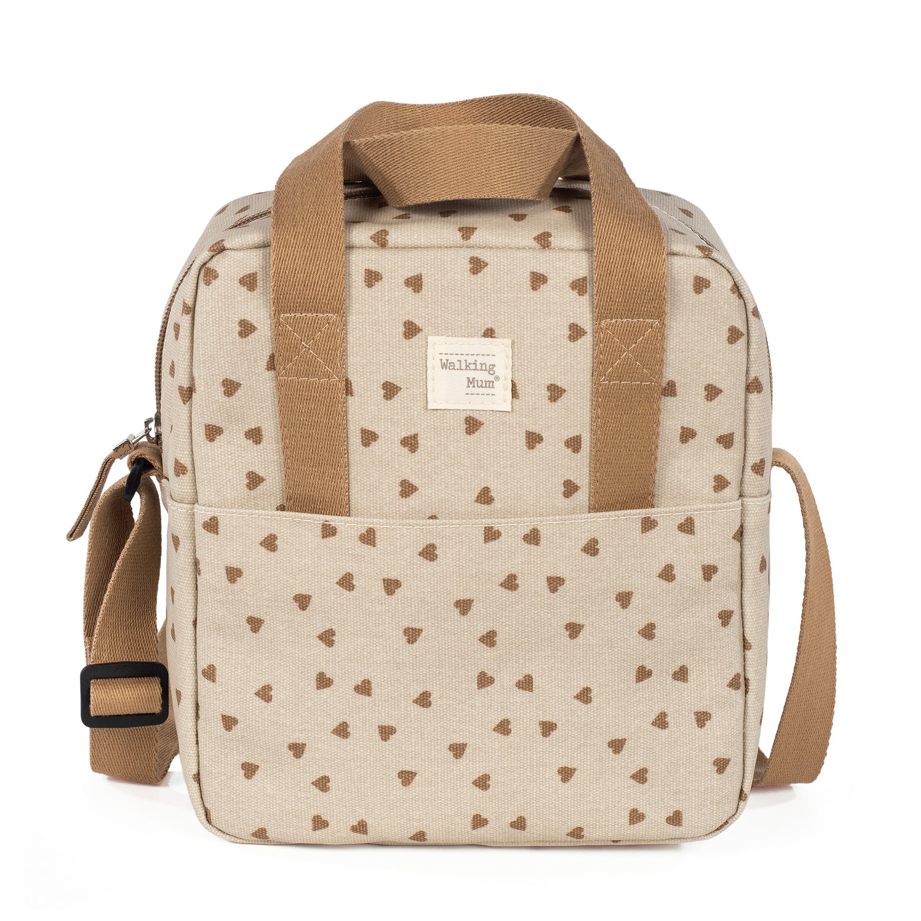 Lancheira Hearts Poppy Cinnamon