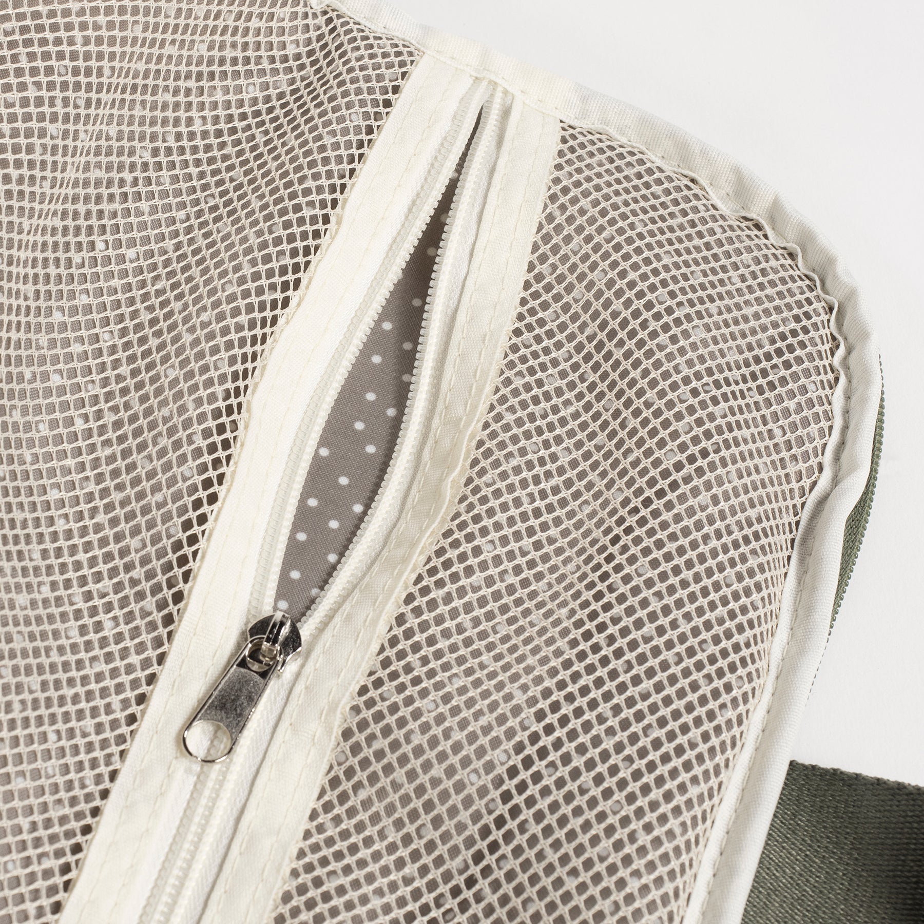 Hearts Poppy Moss Maternity Bag
