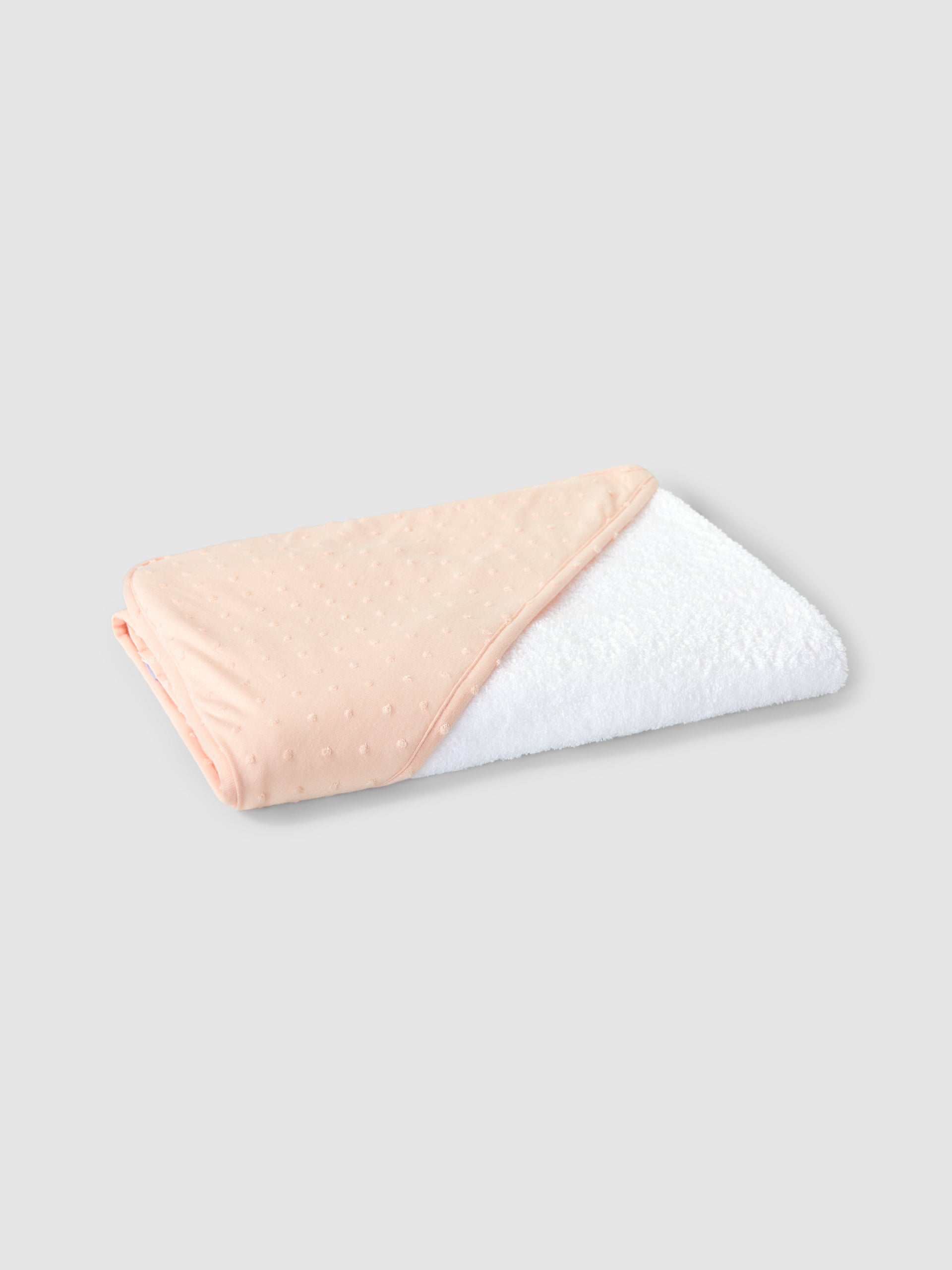 Serviette de bain à pois en relief
