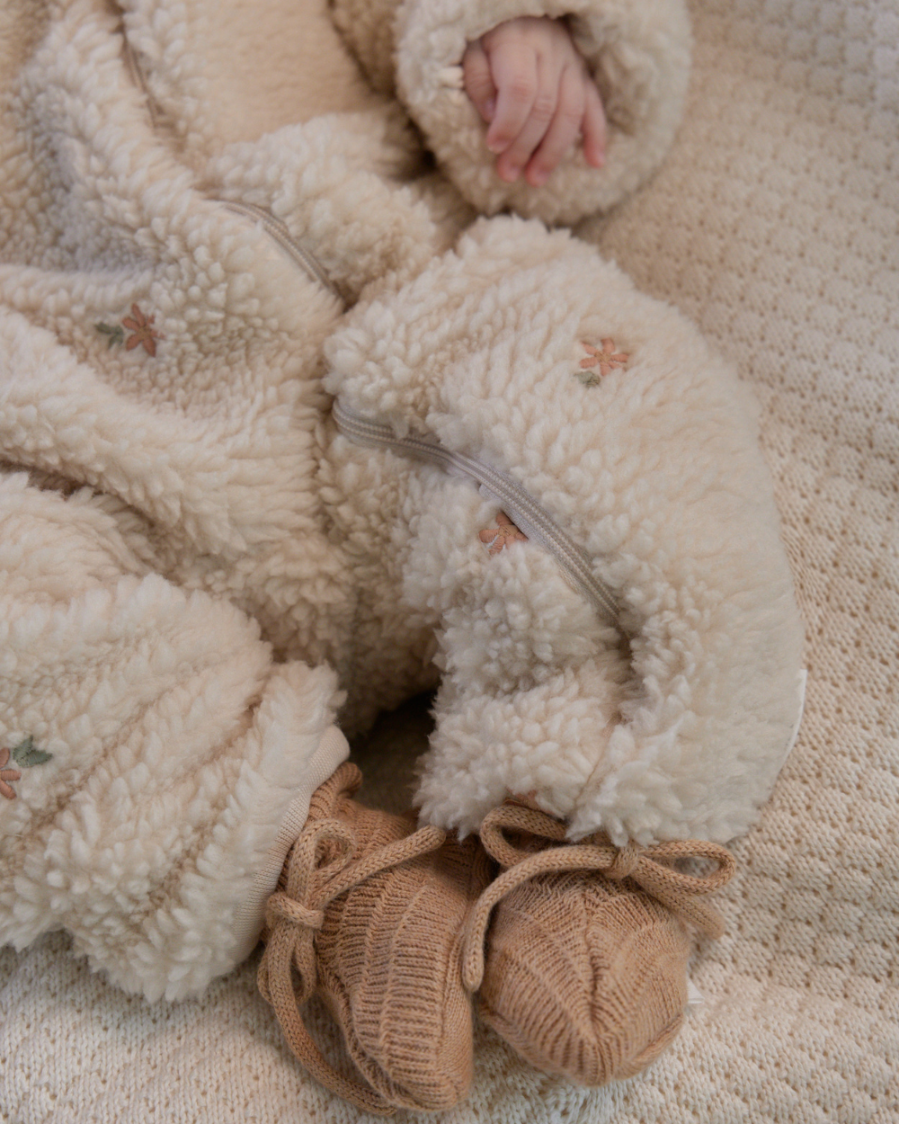 Macacão Newborn Teddy Flowers