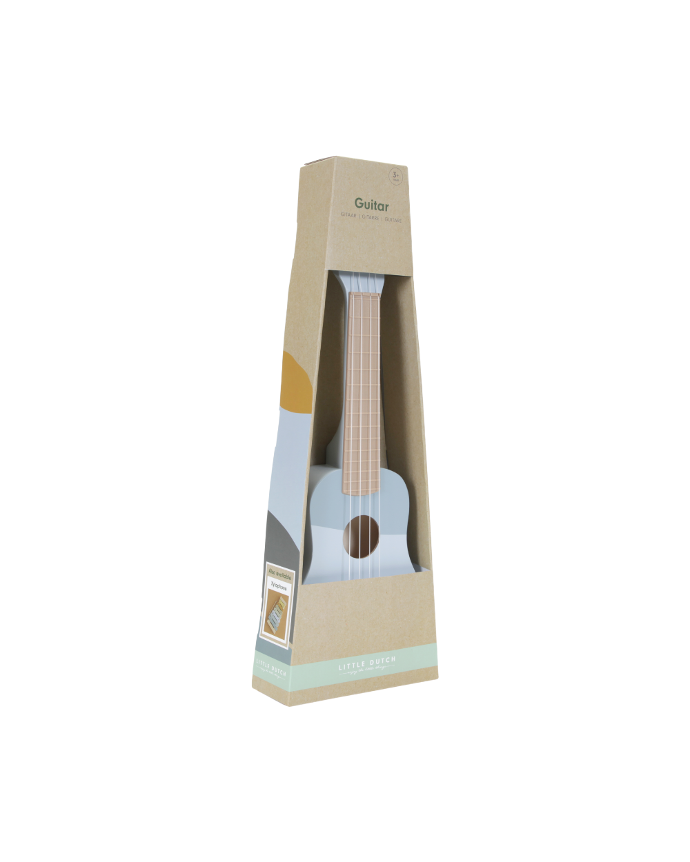Guitarra Azul em Madeira
