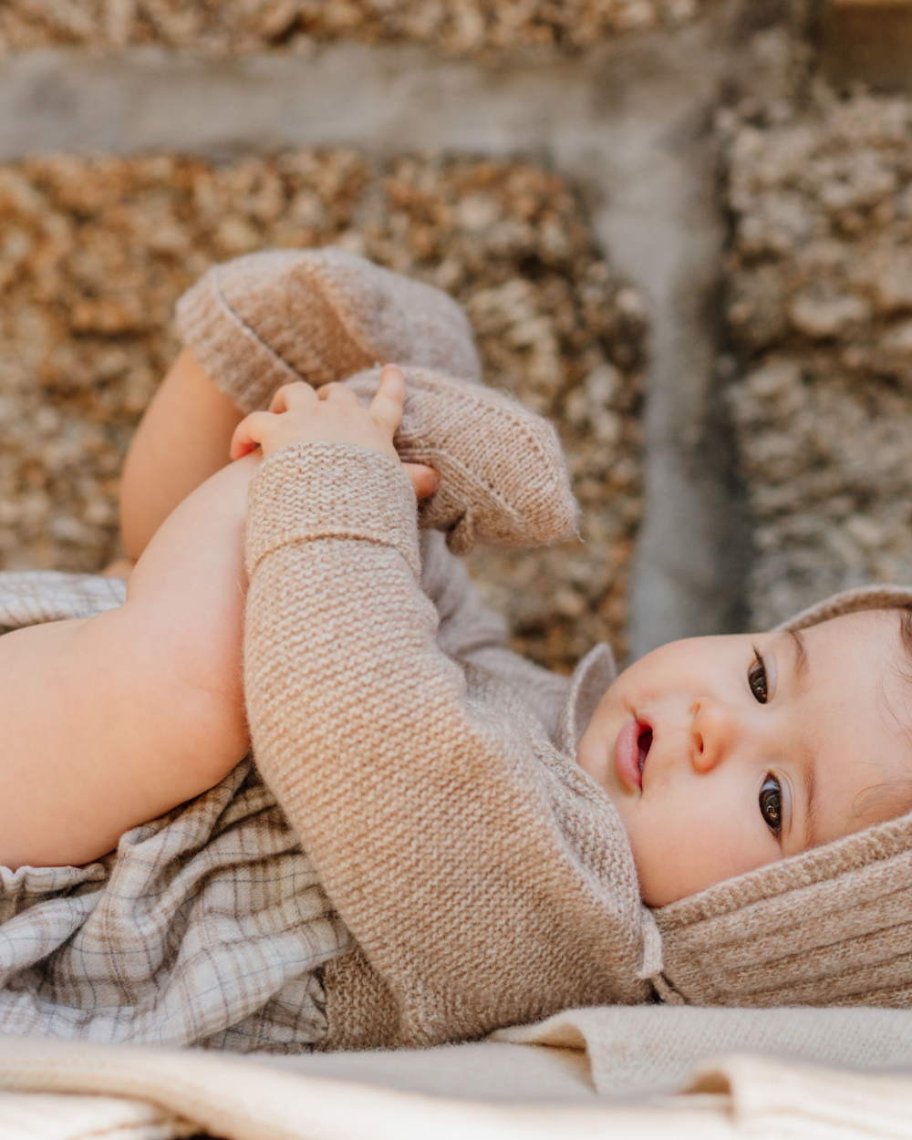 Merino Wool Knitted Booties