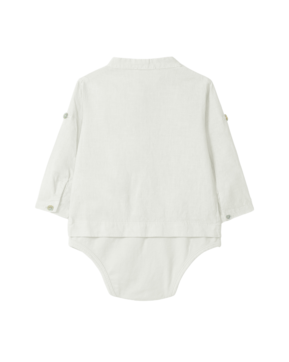 Body Camisa Gola Mao Linho