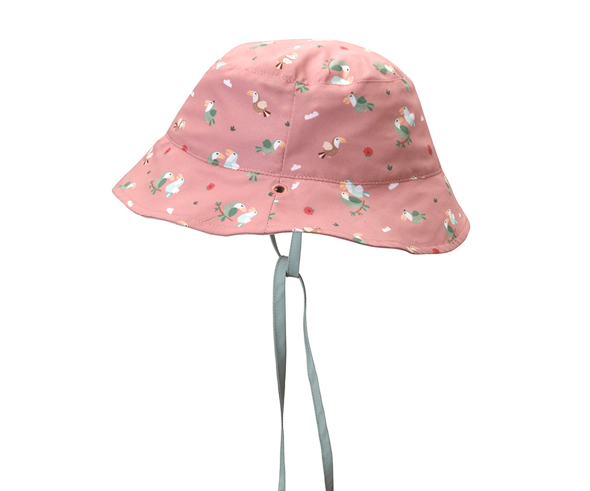 Chapeau de plage réversible