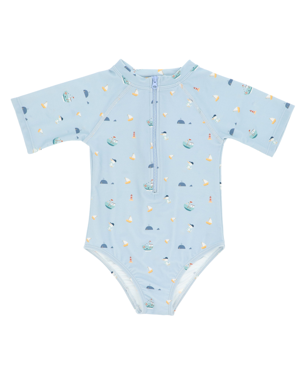 Zippered Swimsuit
