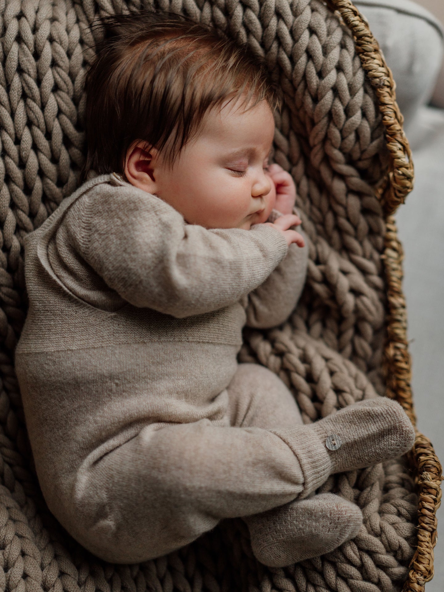 Knitting Carapins in Merino Wool and Cashmere