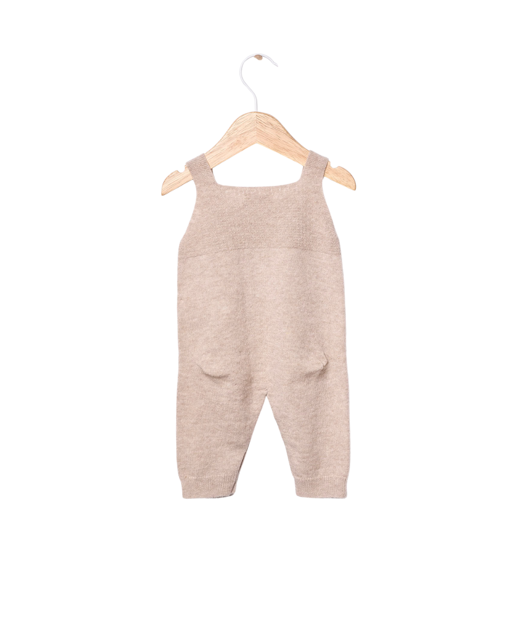 Knitted Overalls in Merino Wool and Cashmere