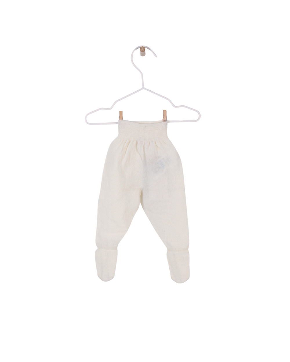 Knitted Footed Trousers in Merino Wool and Cashmere