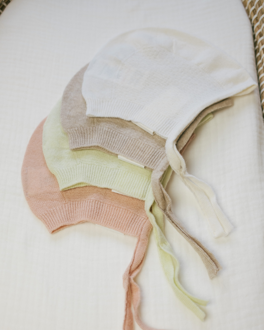 Bonnet tricoté en laine mérinos et cachemire