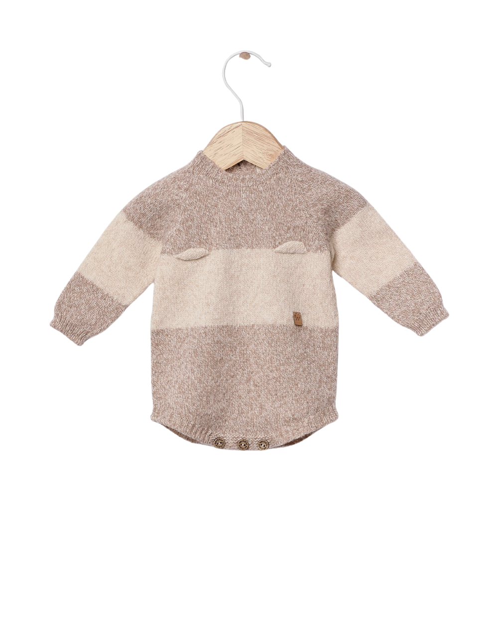 Cute Teddy Bear Knit in Merino Wool