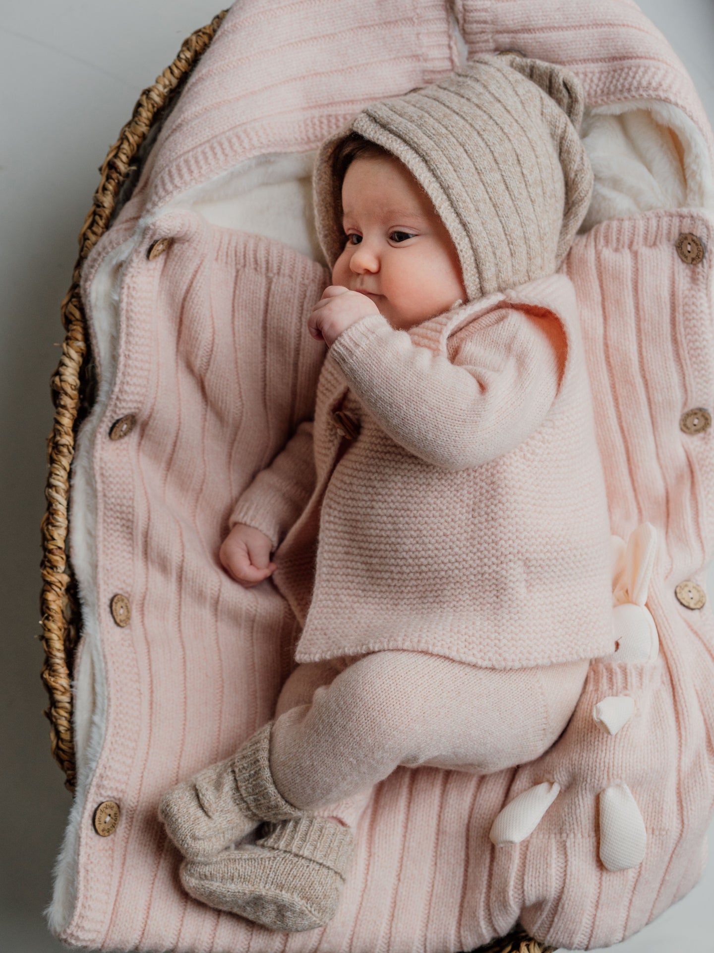 Babygrow Tricotado em Lã Merino