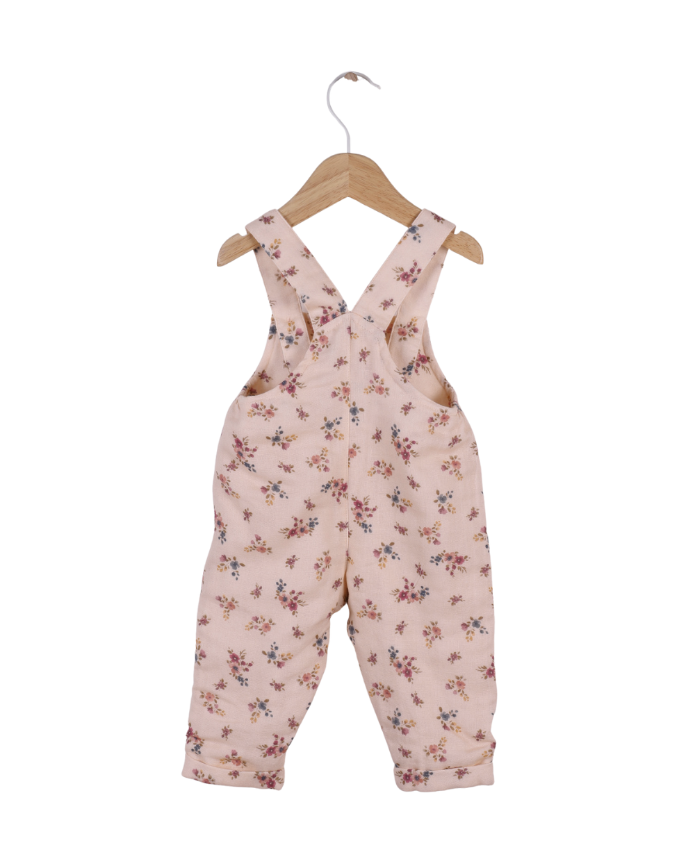 Cotton Overalls with Flowers