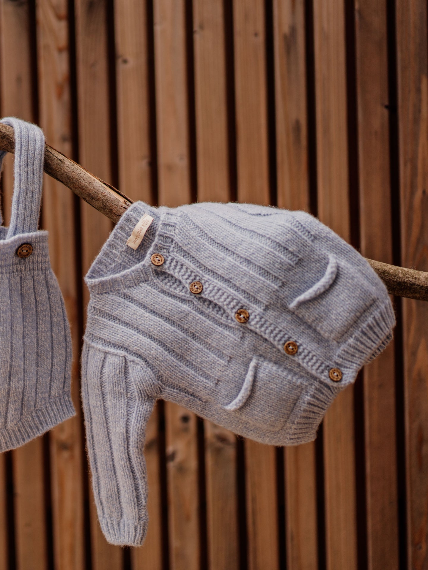 Merino Wool Knitted Coat