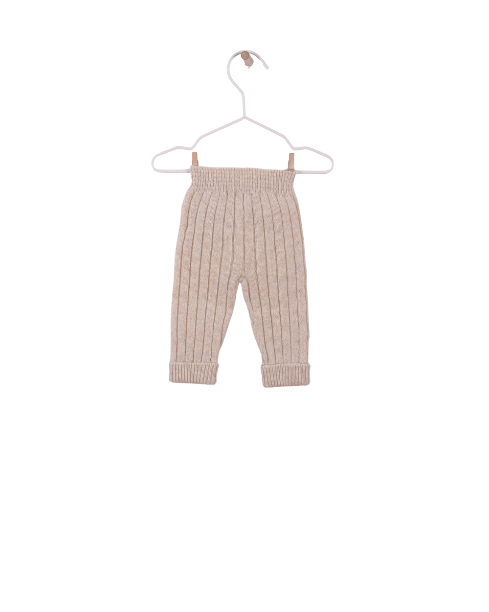 Pantalon tricoté en laine mérinos