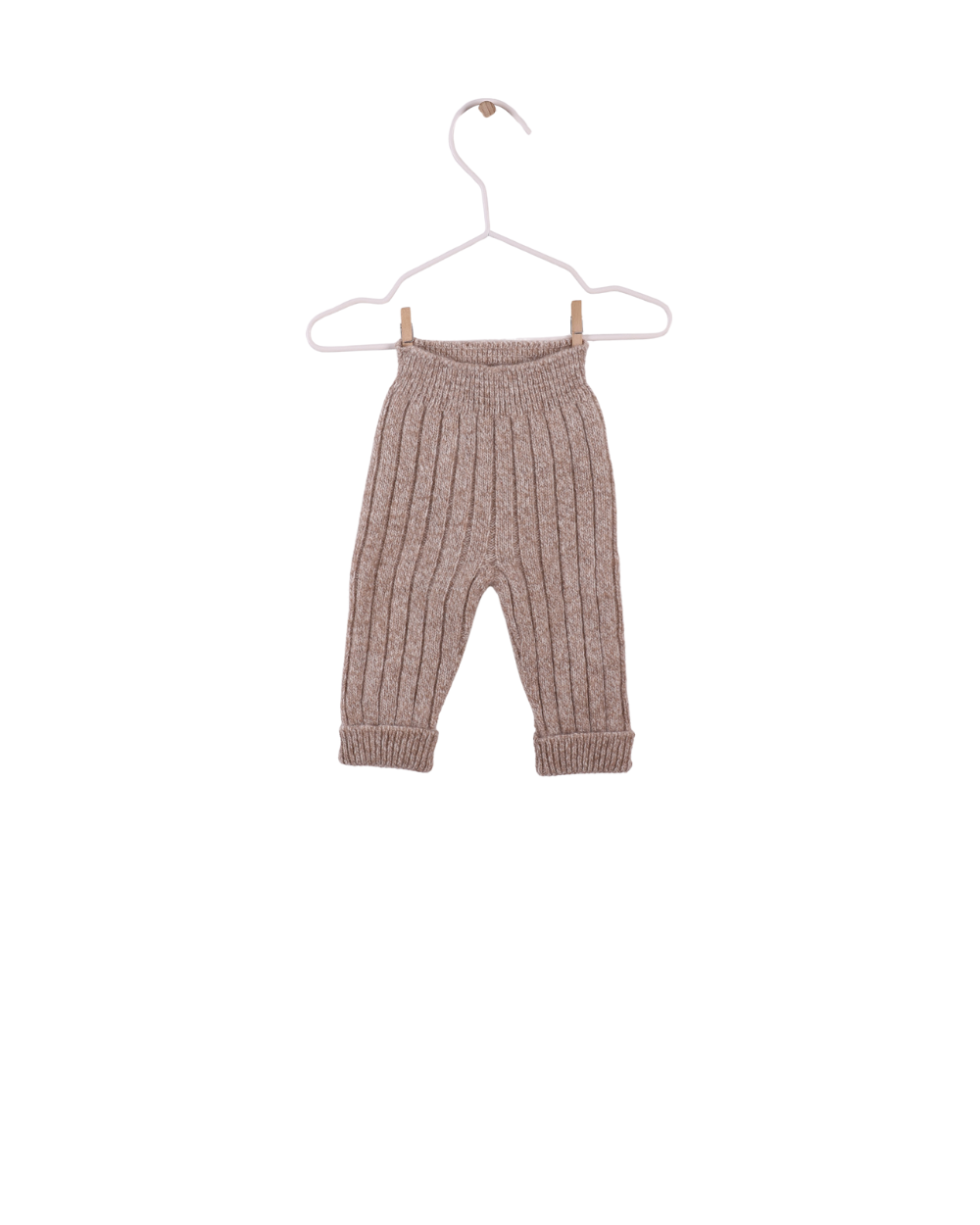 Pantalon tricoté en laine mérinos