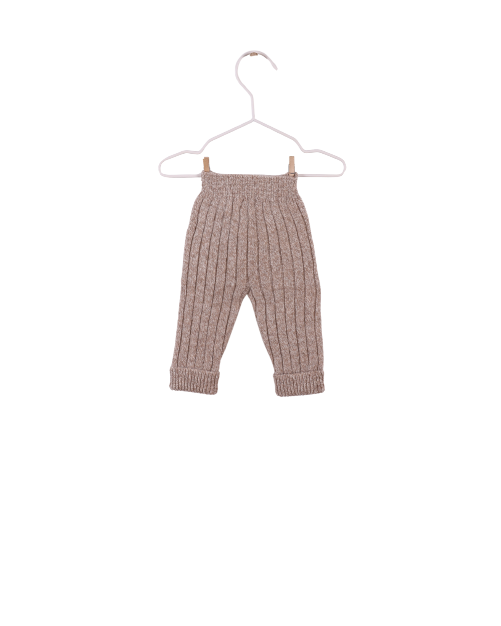 Pantalon tricoté en laine mérinos