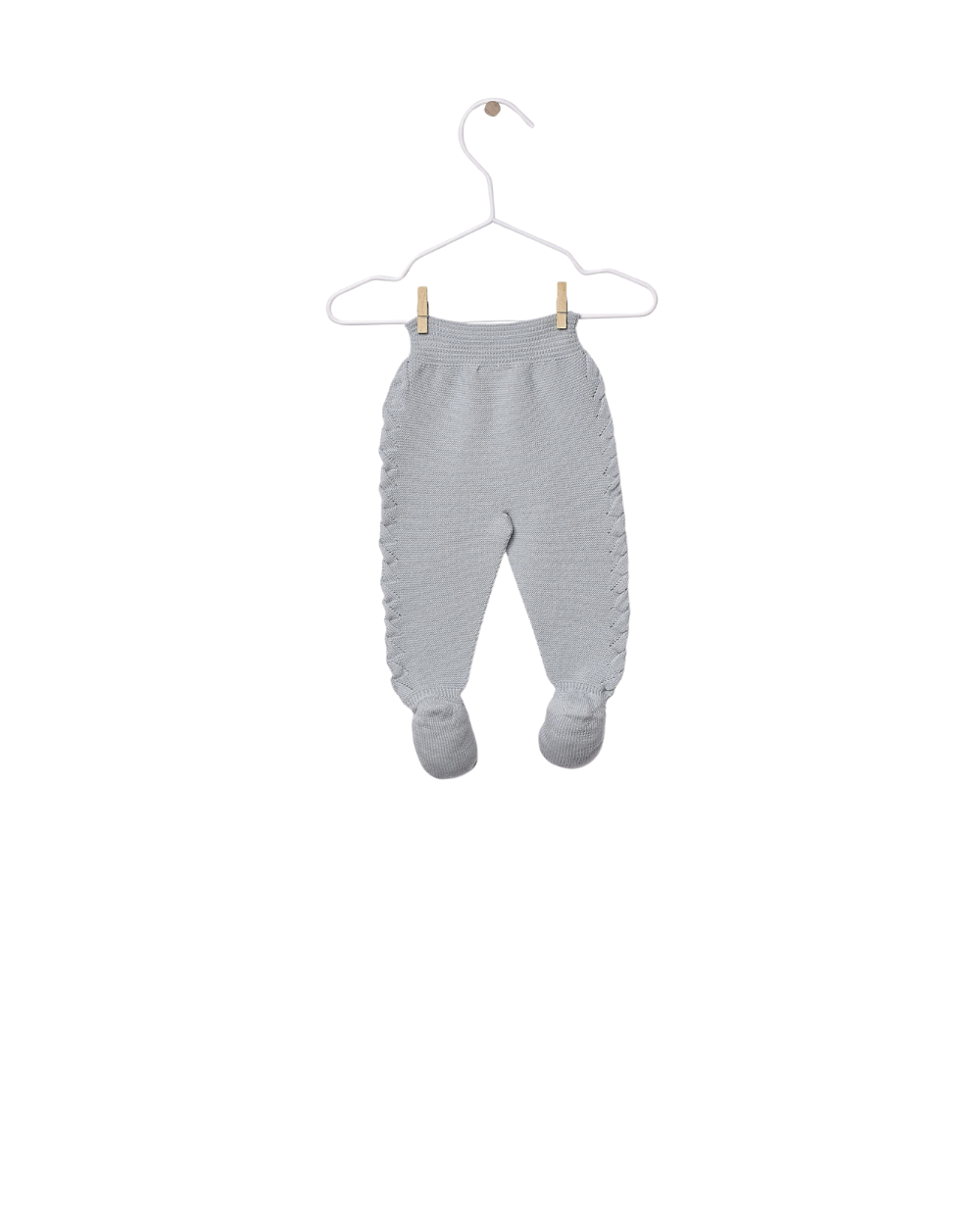 Pantalon à pieds tricoté