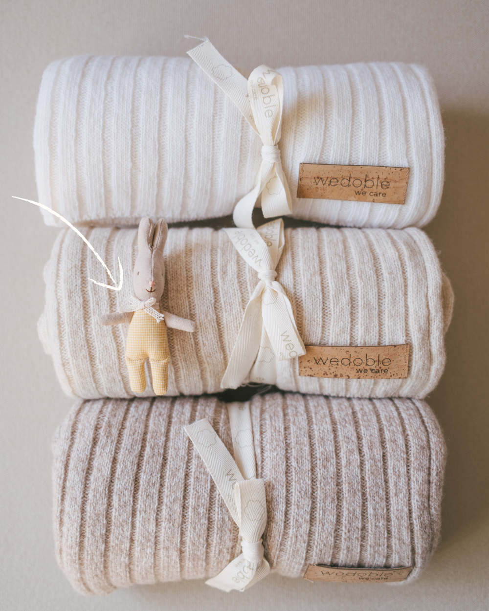 Merino Wool Knitted Blanket