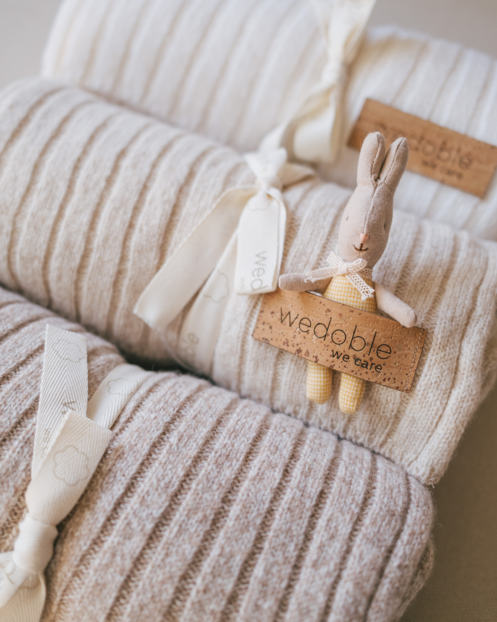 Merino Wool Knitted Blanket