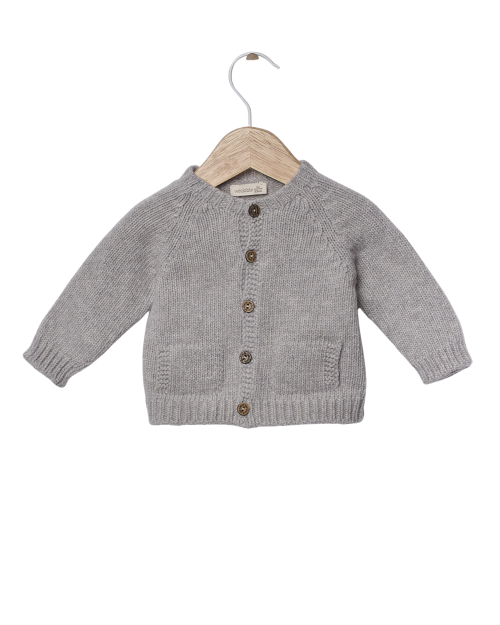 Wool Knitted Pockets Coat