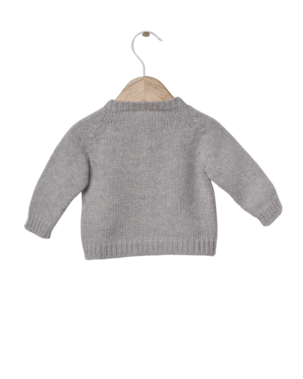 Wool Knitted Pockets Coat
