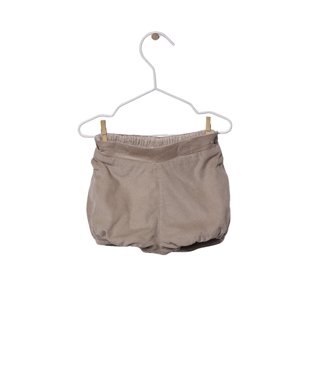 Short en velours côtelé