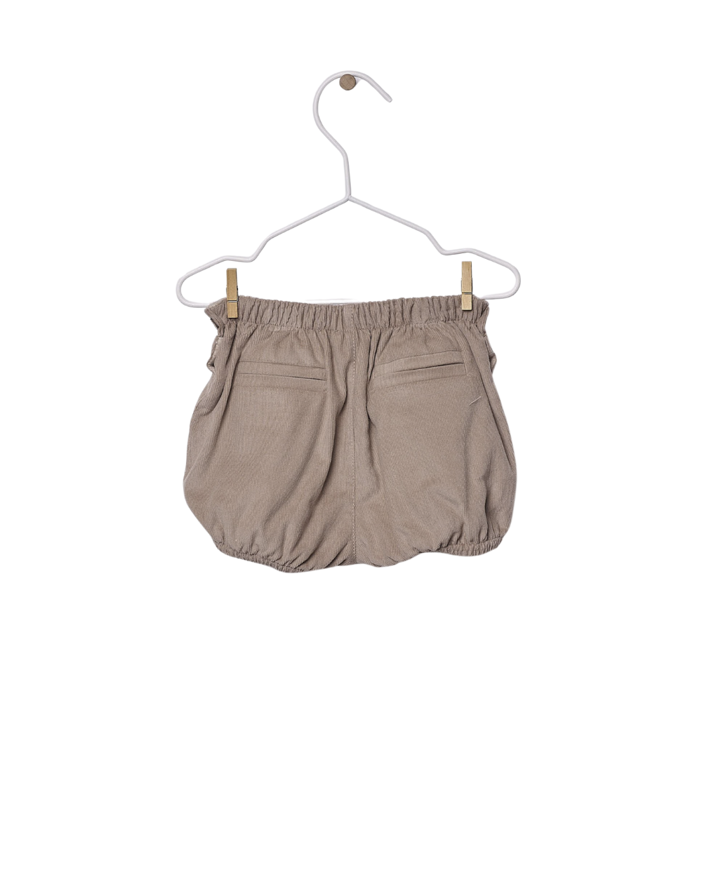 Short en velours côtelé