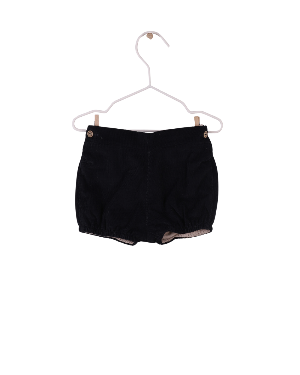 Short en velours côtelé