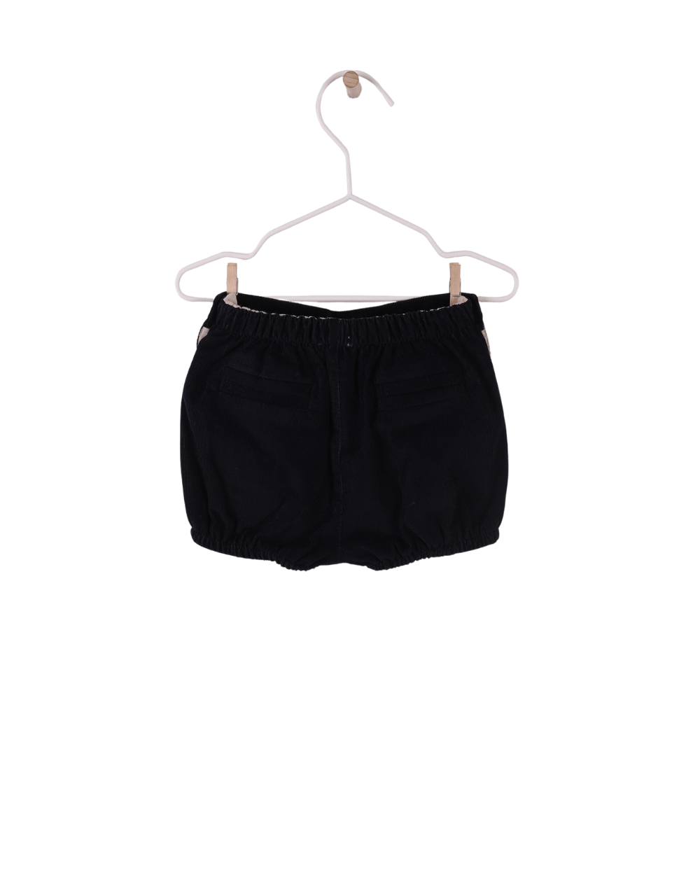 Short en velours côtelé
