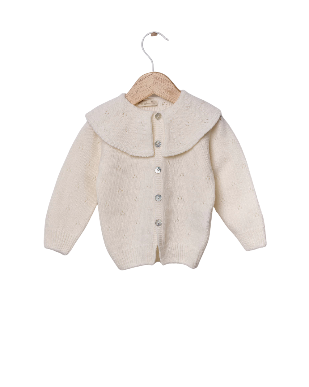 Merino Wool Knitted Collar Jacket