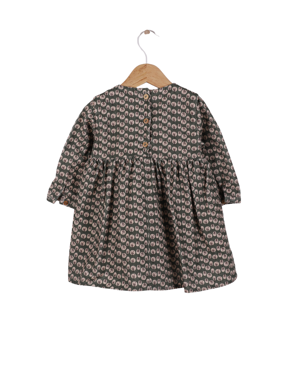 Floral Corduroy Dress
