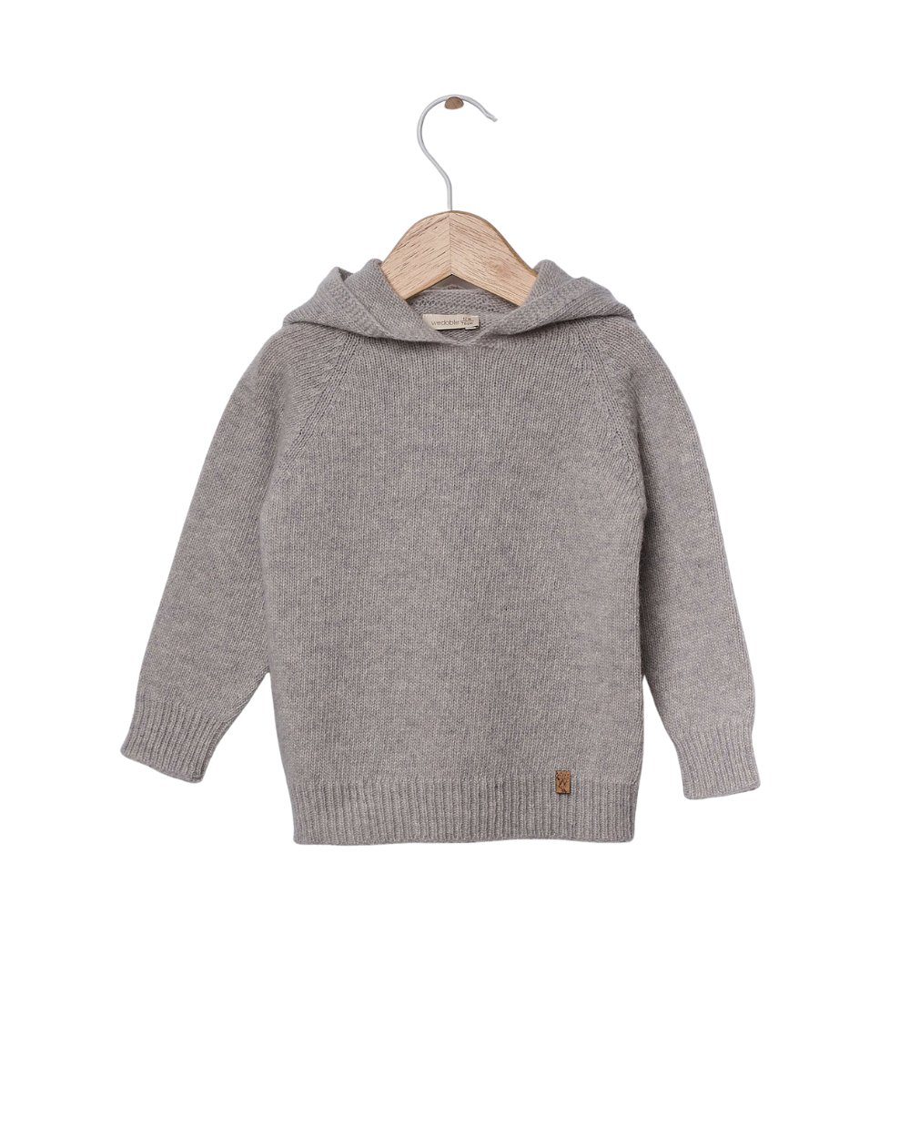 Pull à capuche tricoté