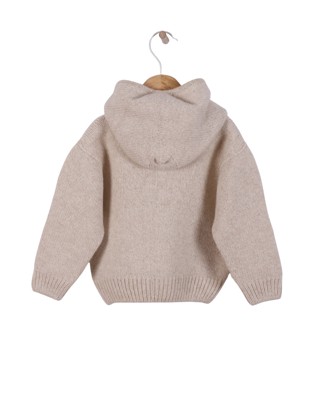 Knitted Hooded Coat