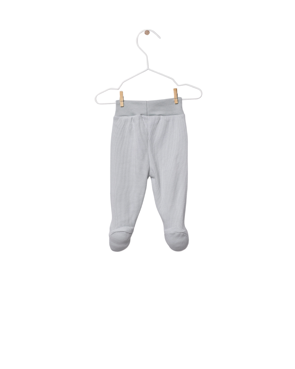 Pantalon à pieds en coton